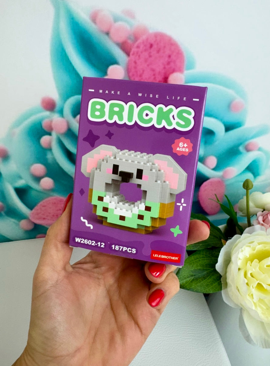Mini Building Blocks - "Donut Koala" - Klemmbausteine (1Set)