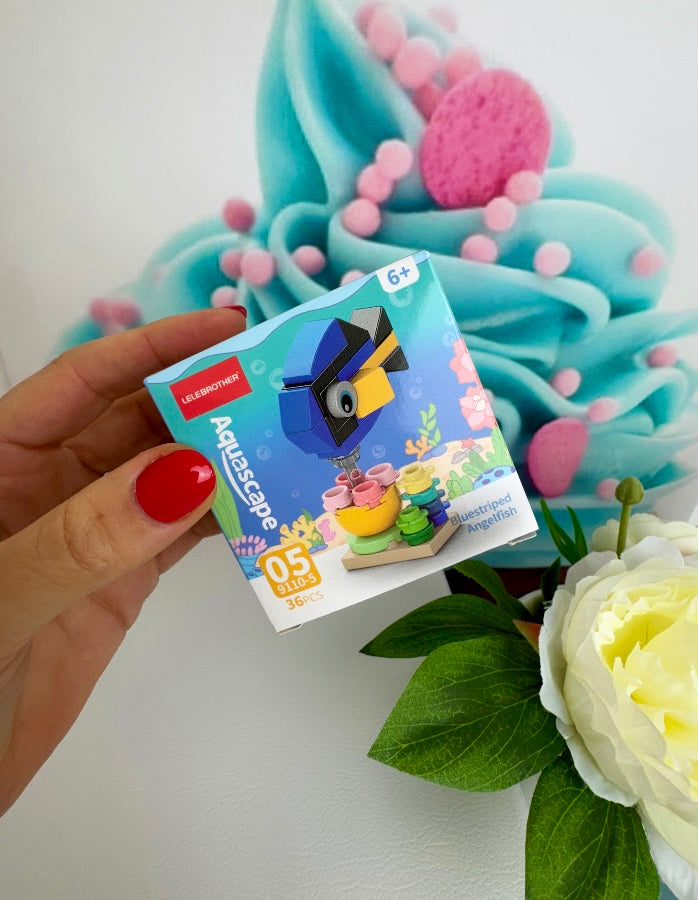 Mini Building Blocks Bundle - "Crazy Fish" - Klemmbausteine (10Sets)