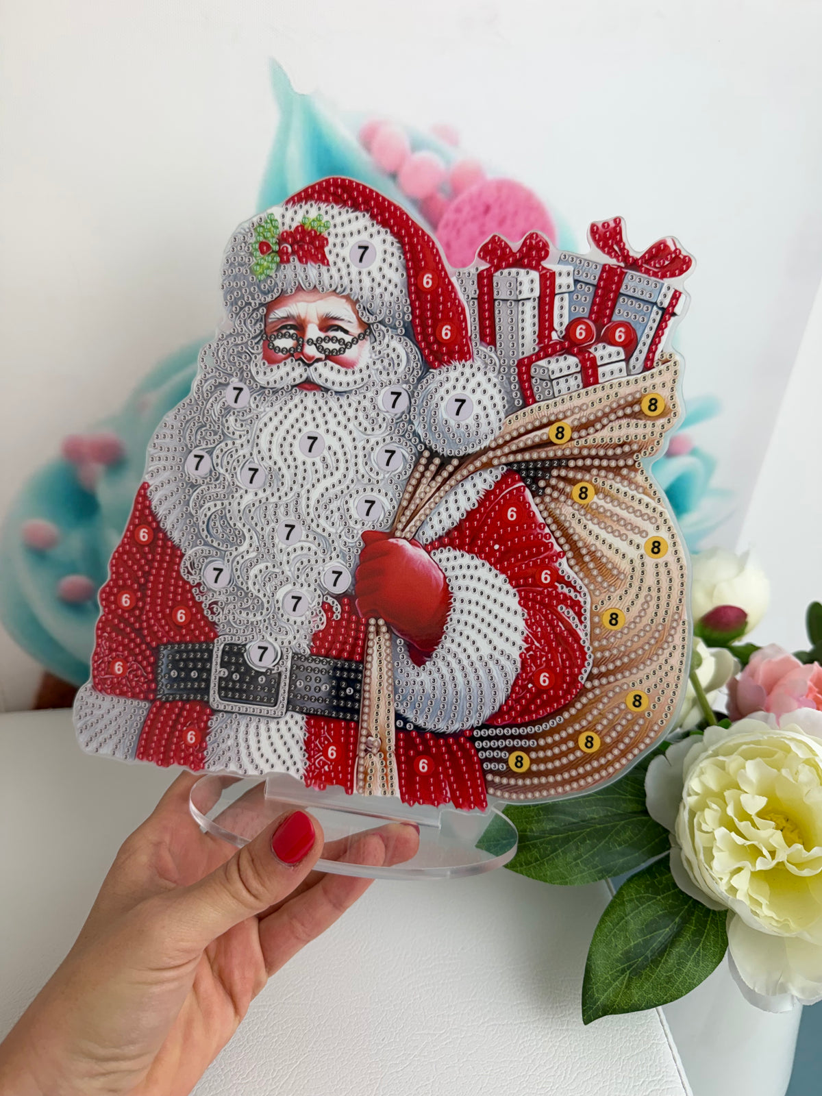 Diamond Painting XMAS Aufsteller "Santa Claus" 24x25cm (AH907)