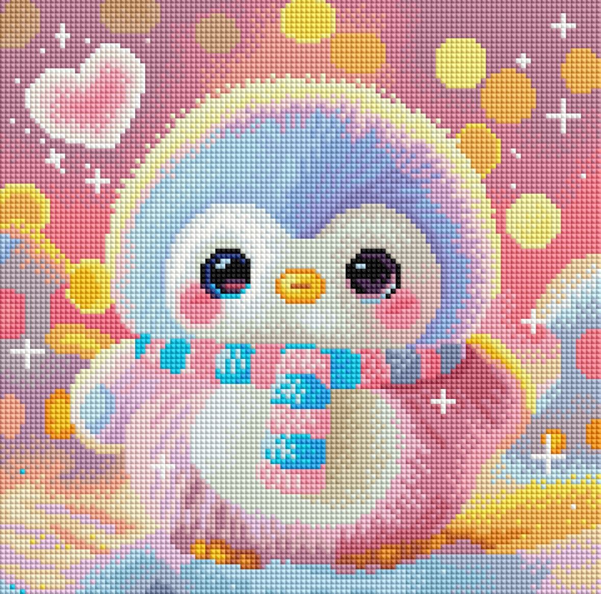 Diamond Painting Leinwand "Blanko" für eckige Steine (Achtung: ohne Steine, ohne Zubehör)