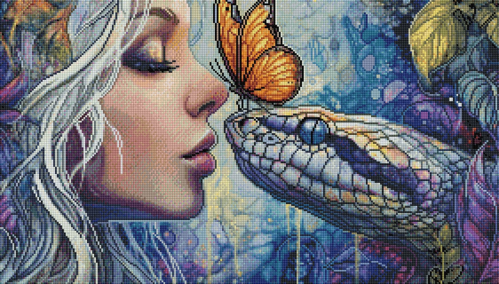 VORVERKAUF! Diamond Painting Bild „Magische Begegnung“ von AI-Artist Sandrietta_ai (inkl. Feenstaub) 40x70cm TSS-717
