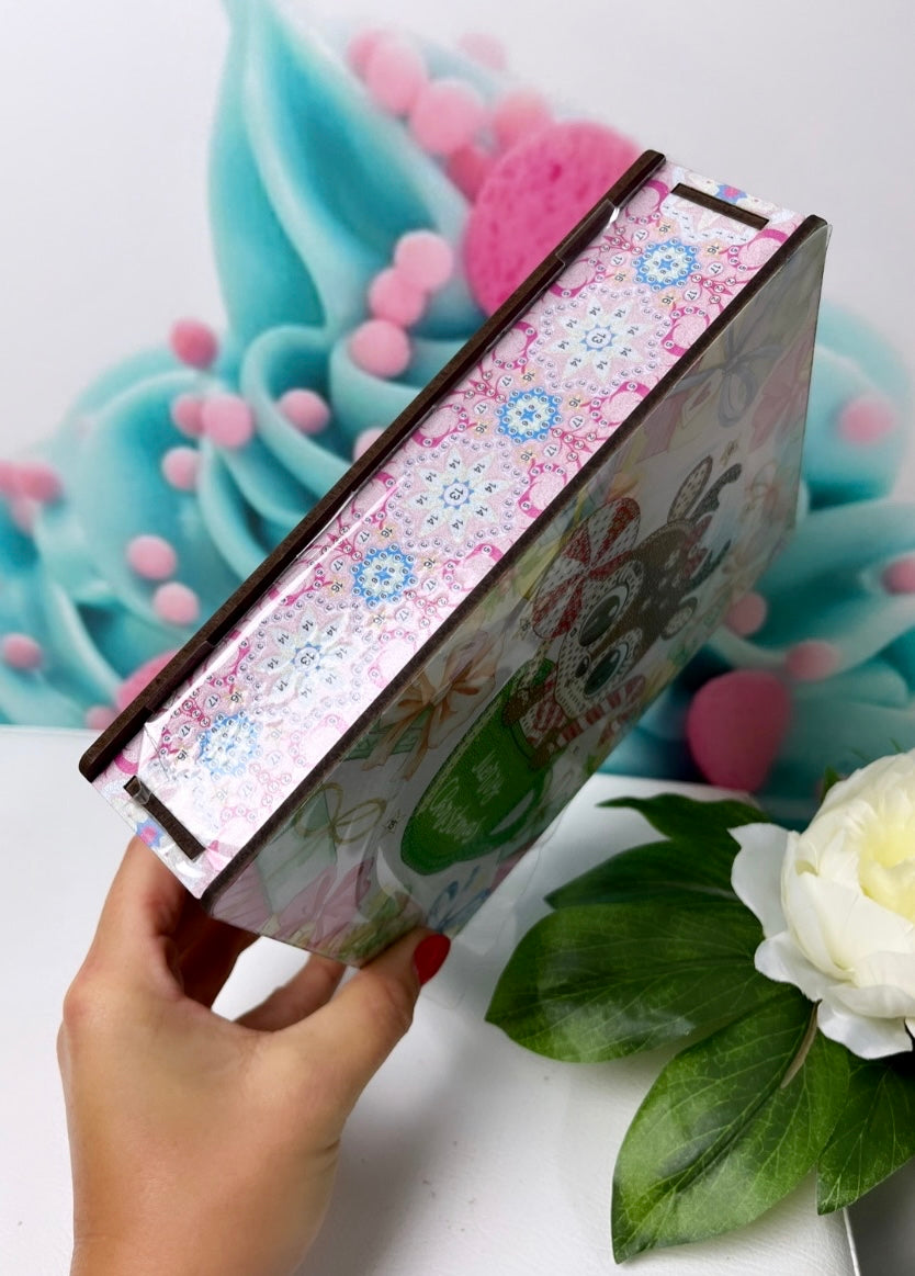 Diamond Painting XMAS Holzbox "Rentier" (HB07)