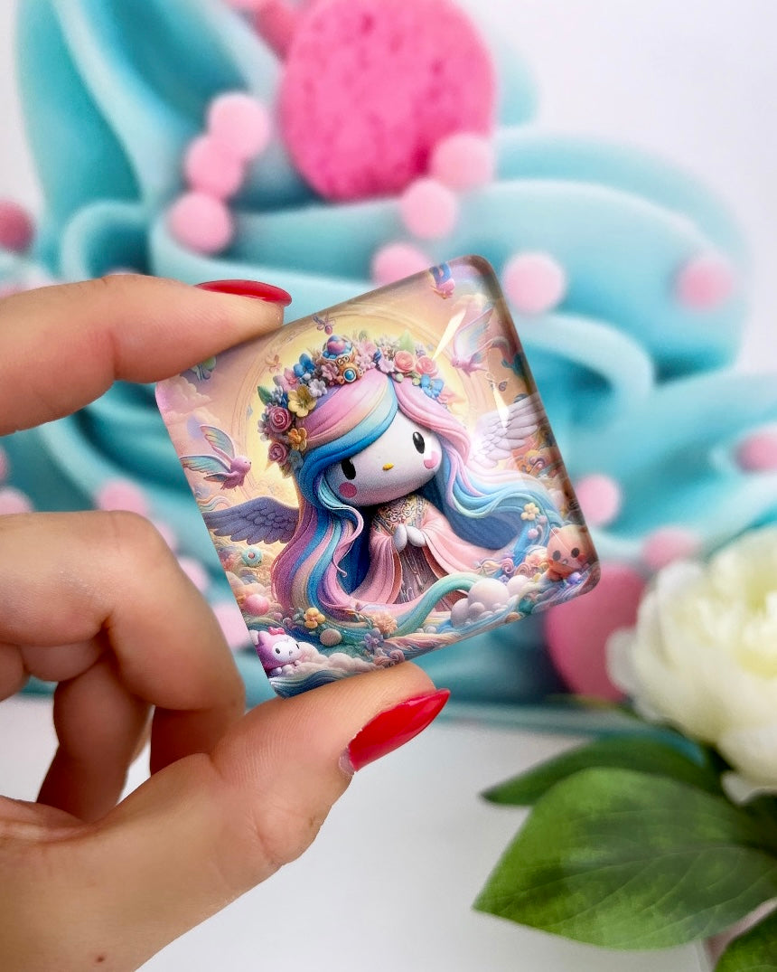 Diamond Painting Cover Minder "Angel-Cat" (CM)