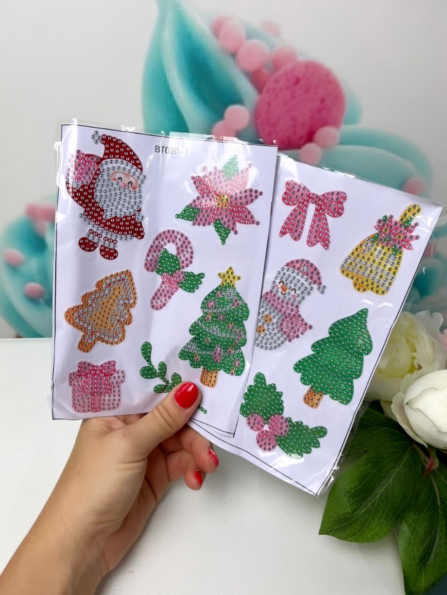 Diamond Painting Sticker Set "Sweet-Xmas" (ST020)