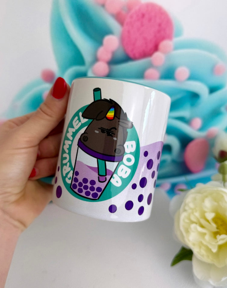 TiniSchnickschnack Pummeleinhorn "BOBA-Grummeleinhorn" - Tasse türkis 330ml