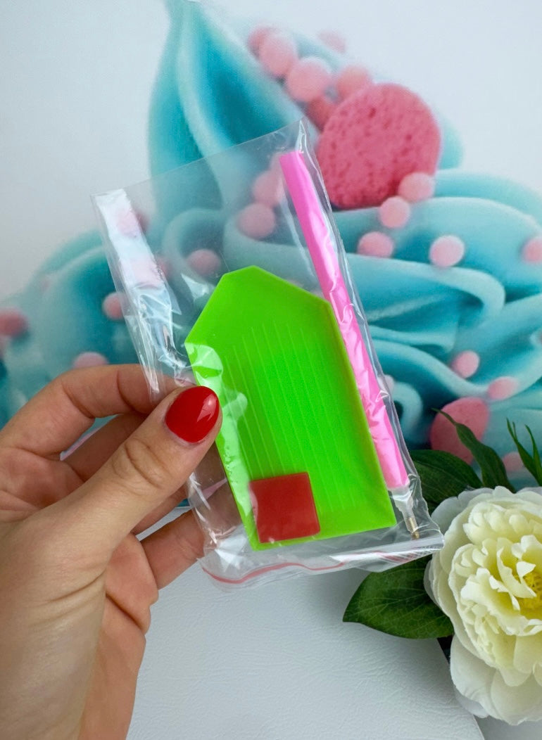 Diamond Painting Schlüsselanhänger "Sommer-Schnubbis" 8 Stück Anhänger (Set)