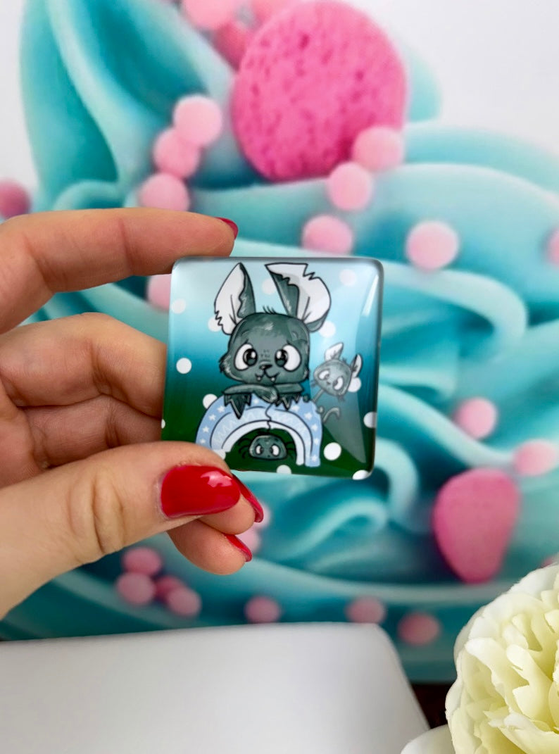 Diamond Painting Cover Minder Schnubbi "Fledermäuse" (CM-469)