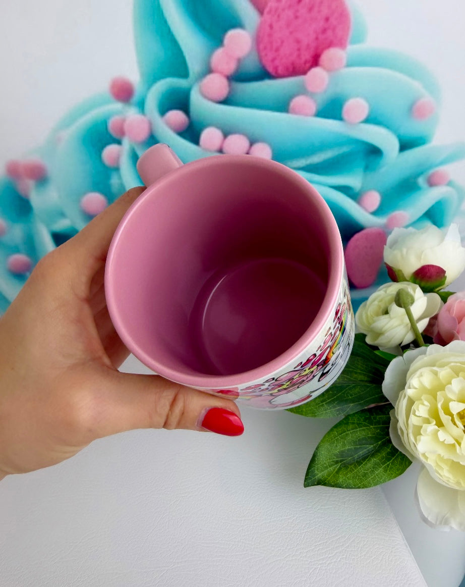 TiniSchnickschnack Pummeleinhorn "Herzchen-Pummelfee" - Tasse 330ml