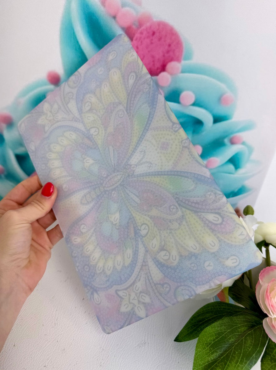 *VORVERKAUF! Diamond Painting Tablett - Serviertablett 28,5x19cm Schmetterling