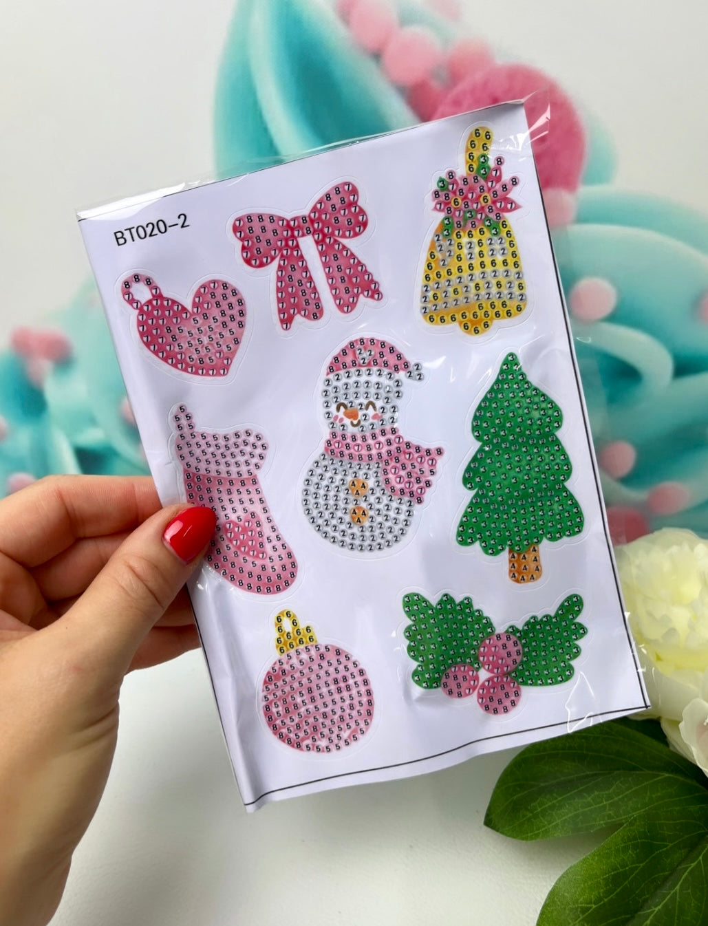 Diamond Painting Sticker Set "Sweet-Xmas" (ST020)