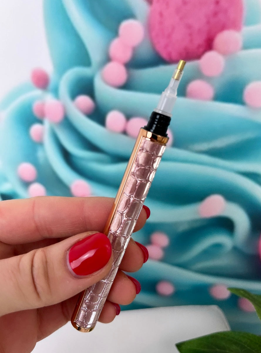 Diamond Painting "Glitzer" Stifte (rosa, lila oder blau)