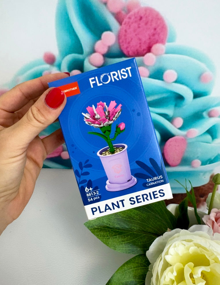 Mini Building Blocks Bundle - "Fancy Flowers" - Klemmbausteine (12Sets) KB8813