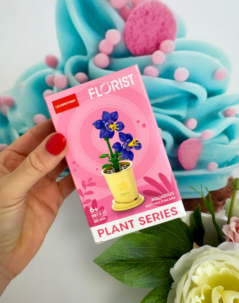 Mini Building Blocks Bundle - "Fancy Flowers" - Klemmbausteine (12Sets) KB8813