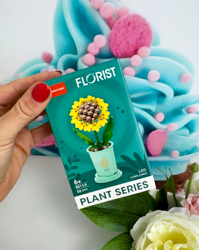 Mini Building Blocks Bundle - "Fancy Flowers" - Klemmbausteine (12Sets) KB8813