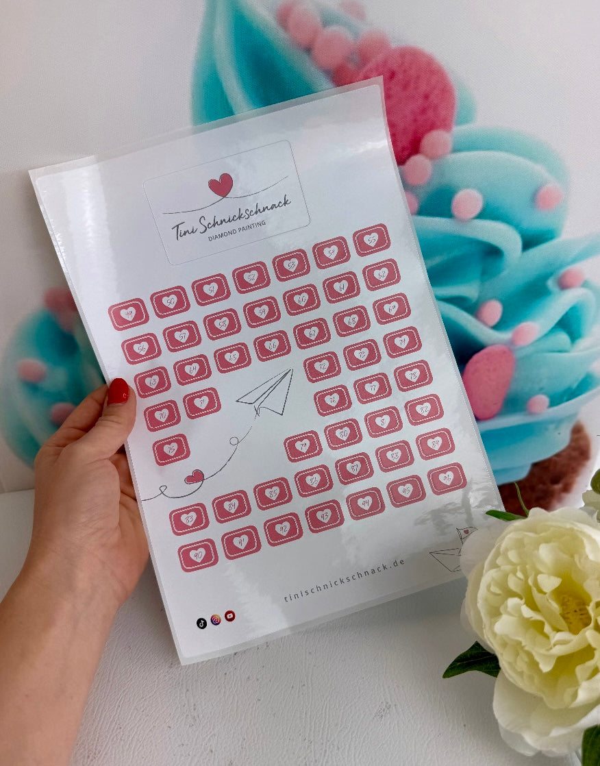 Diamond Painting "Zahlensticker"( für eckige Dosen) NEU