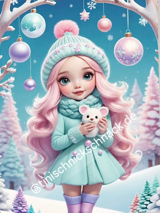Diamond Painting TiniSchnickschnack Bild "Emilys Winterzauber" 30x40cm
