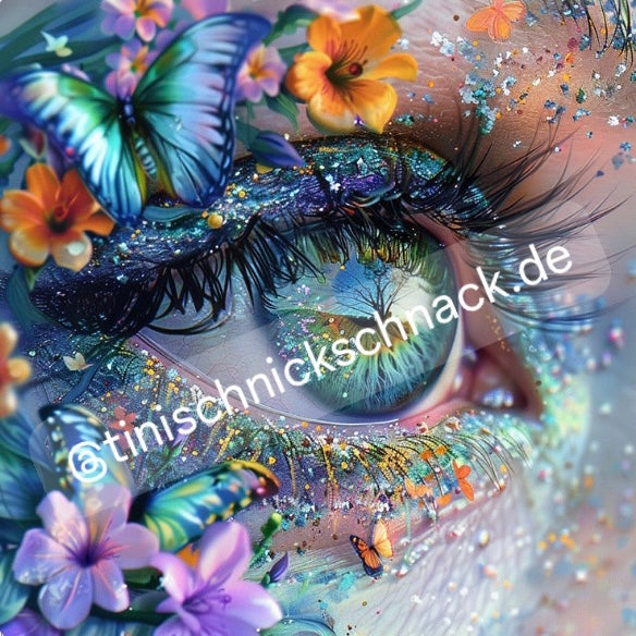 Diamond Painting Bild "Magic Eye" von AI-Artist Sandrietta_ai 50x50cm TSS-323