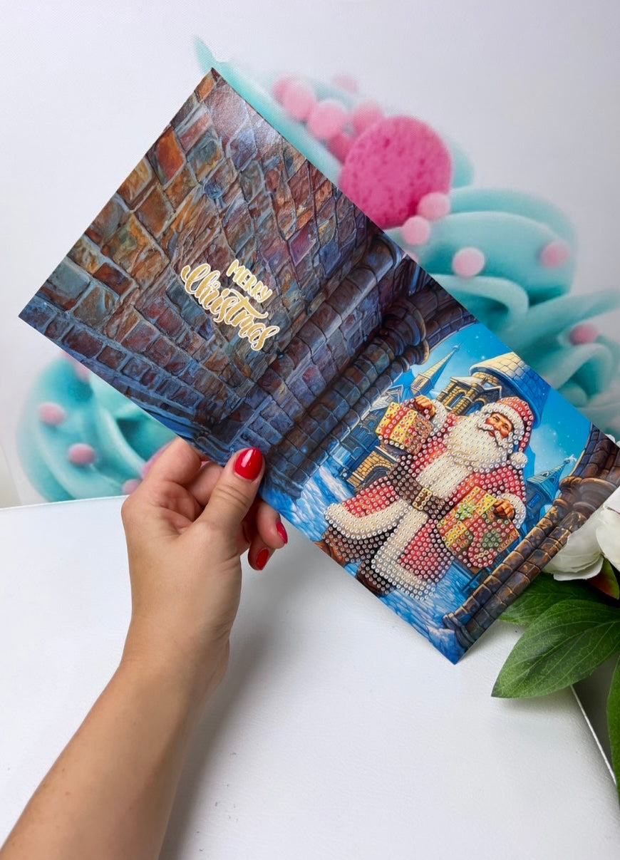 Diamond Painting "XMAS-Grußkarten" 12er Set (K26)