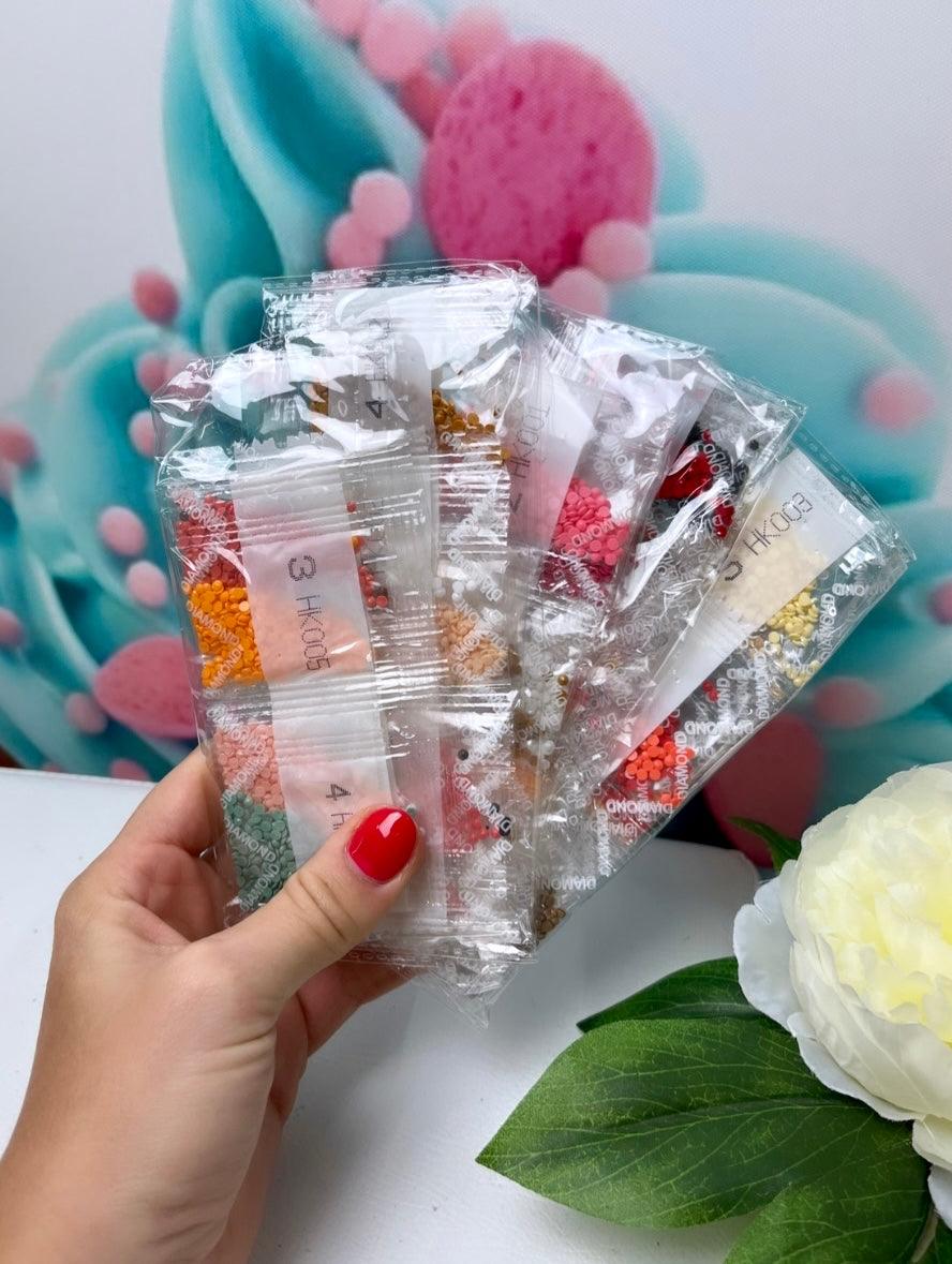 Diamond Painting Grußkarten "XMAS-Birthday" Mix 8er Set (K27)