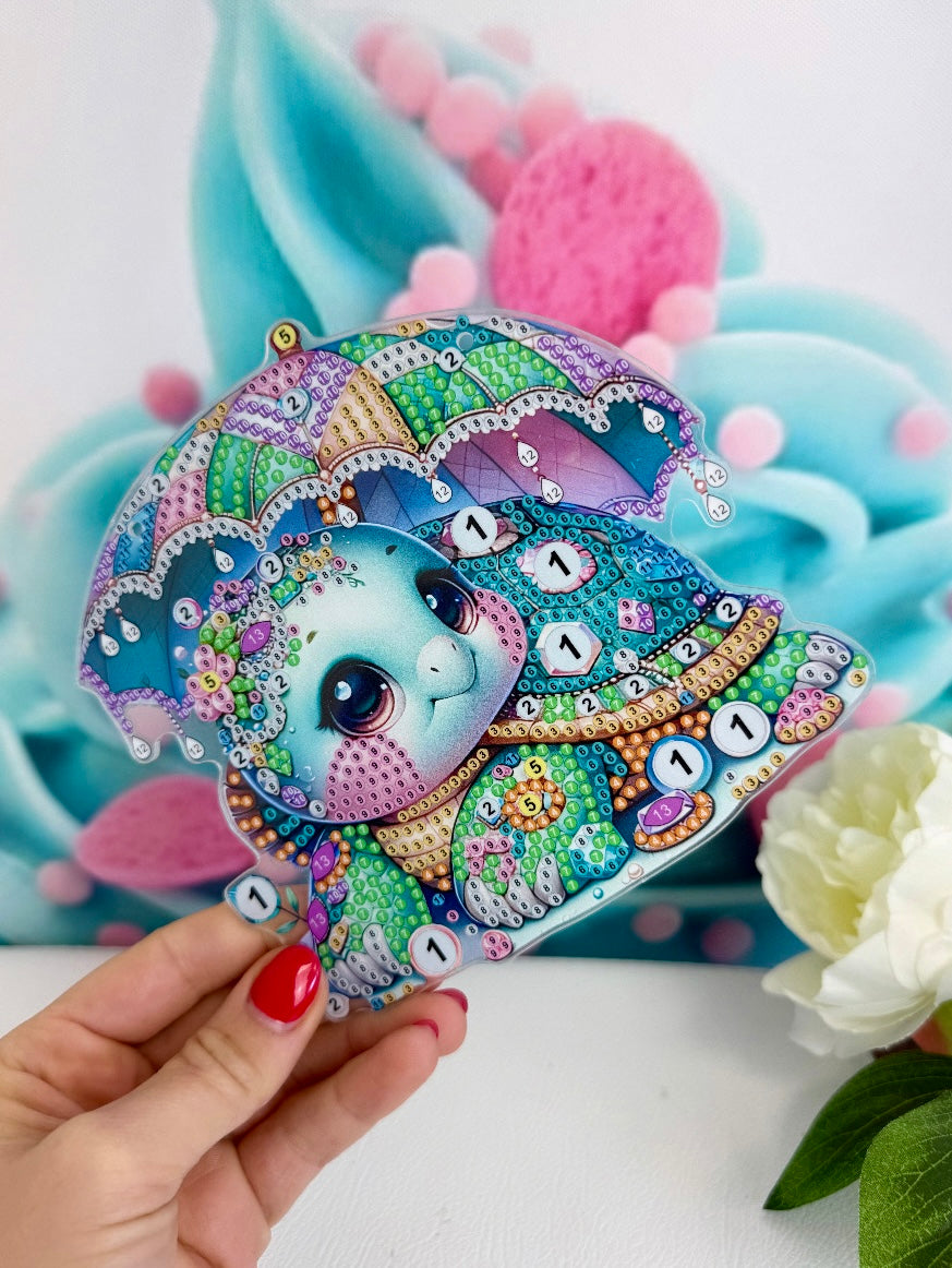 *VORVERKAUF! Diamond Painting Anhänger "Schildkröte Kira" 15x14cm (AH502)