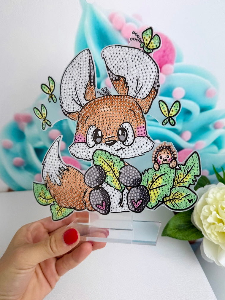 Diamond Painting Aufsteller Schnubbi "Fuchs" 15x20cm (A2608)