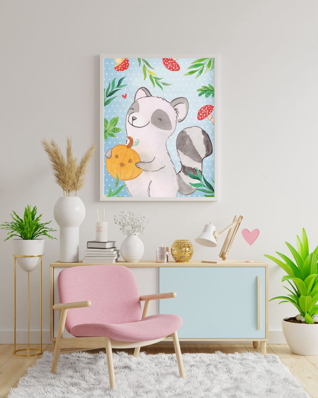 Diamond Painting Bild "Waschbär" 30x40cm TiniSchnickschnack meets Mr. & Mrs. Panda TSS-486