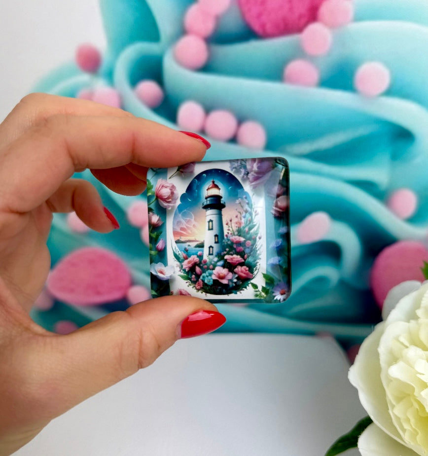 Diamond Painting Cover Minder "Vintage Lighthouse" (CM)