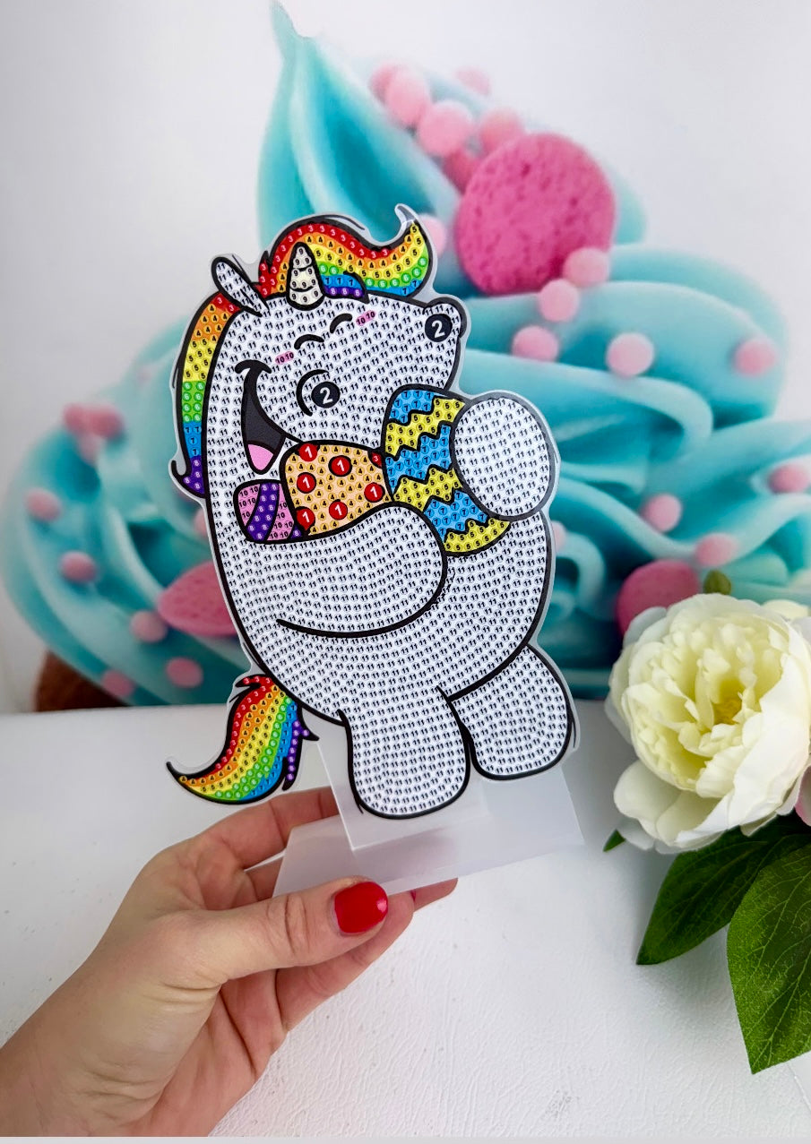 *VORVERKAUF! Diamond Painting Ostern Aufsteller "Oster-Pummel" 15x20cm (O7)