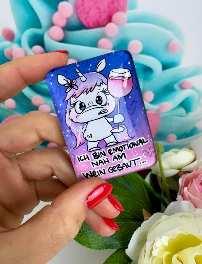 Diamond Painting Cover Minder Schnubbi "Nah am Wein gebaut" (CM)