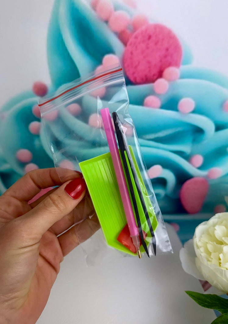 Diamond Painting Schnubbirella Bild: Schnubbi "Diamant-Fee" 25x35cm (Teilbild)