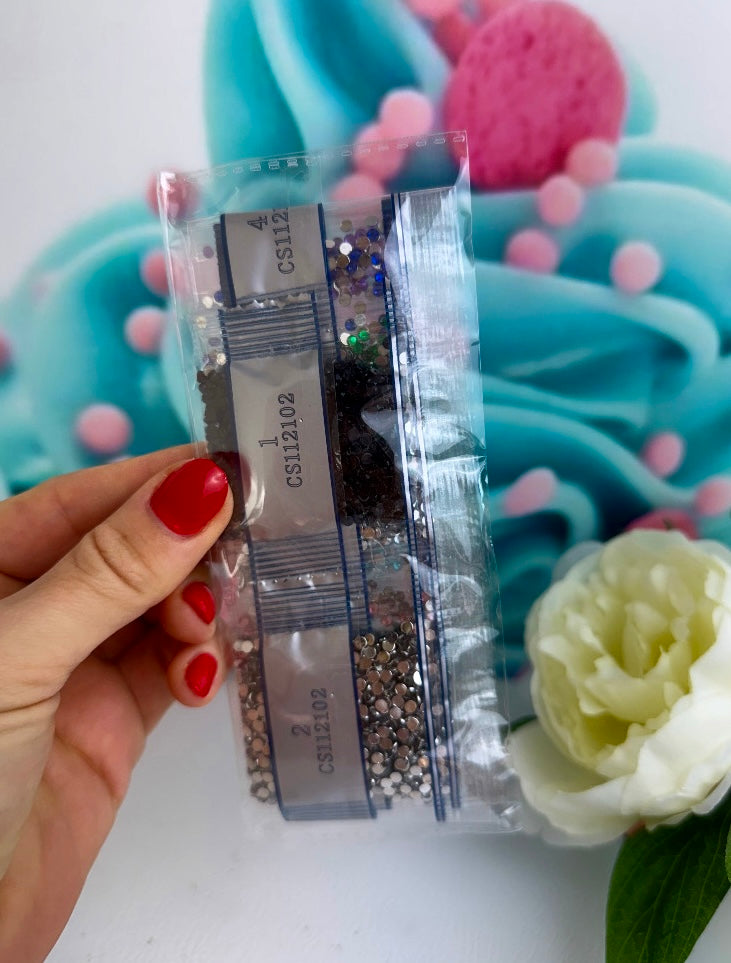 Diamond Painting Schlüsselanhänger "Schnubbi-Mix" 6 Stück Anhänger (Set102)