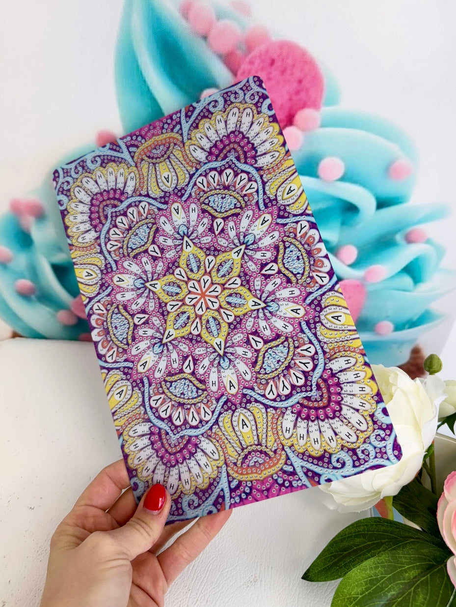 Diamond Painting Tablett - Serviertablett 28,5x19cm Mandala WNA
