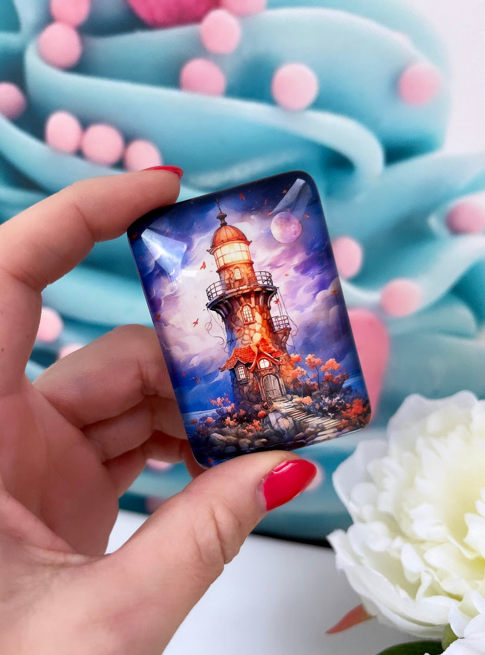 Diamond Painting Cover Minder "Leuchtturm" (CM)