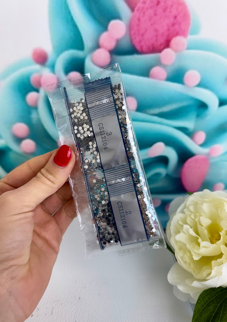 Diamond Painting Anhänger Schnubbi Einhorn "Klatscht Glitzer" 18x25cm