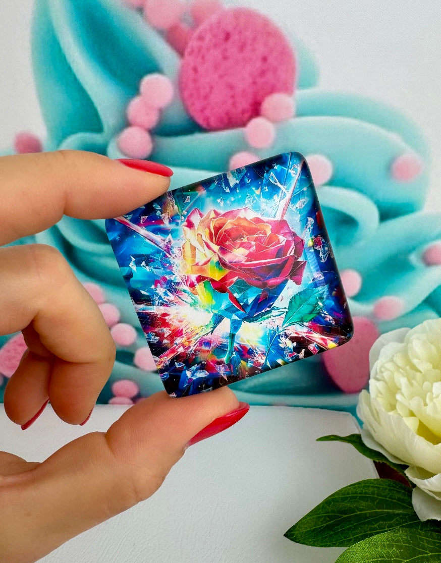 Diamond Painting Cover Minder "Kristall-Rose" (CM)