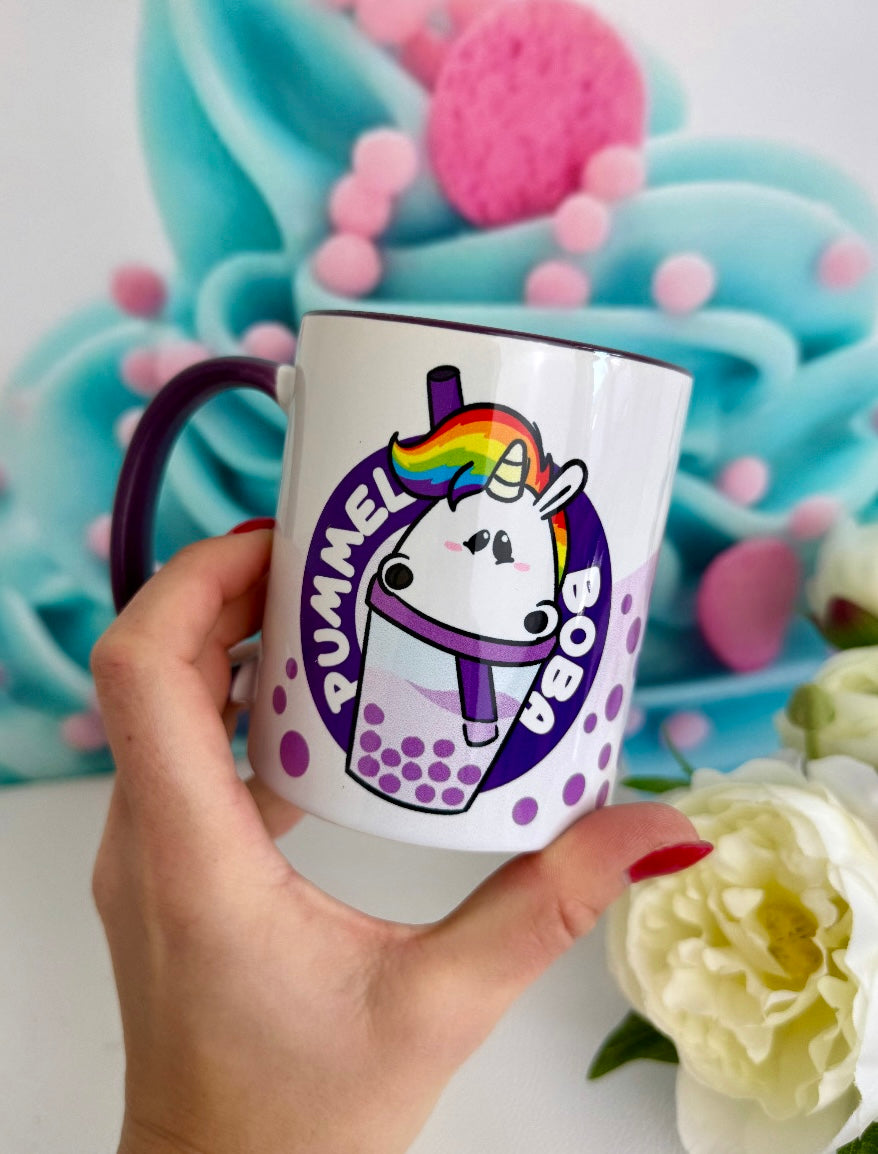 TiniSchnickschnack Pummeleinhorn "BOBA-Pummeleinhorn" - Tasse lila 330ml