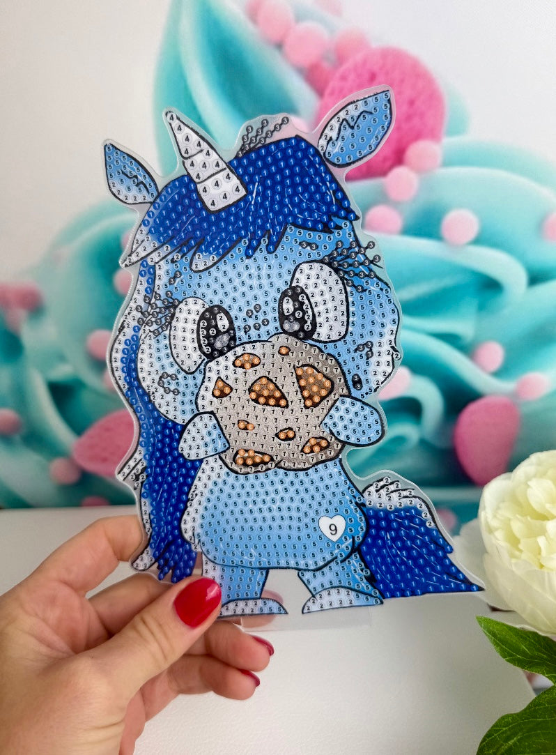 Diamond Painting Schnubbirella Aufsteller - Schnubbi "Krümelhorn" 13x29cm