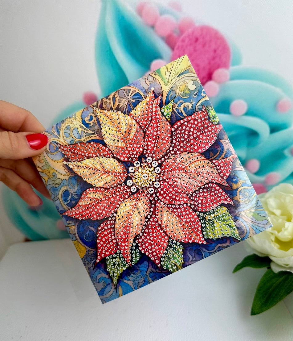 Diamond Painting "XMAS-Grußkarten" 8er Set (K29)