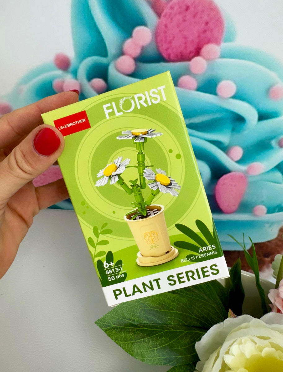 Mini Building Blocks Bundle - "Fancy Flowers" - Klemmbausteine (12Sets) KB8813