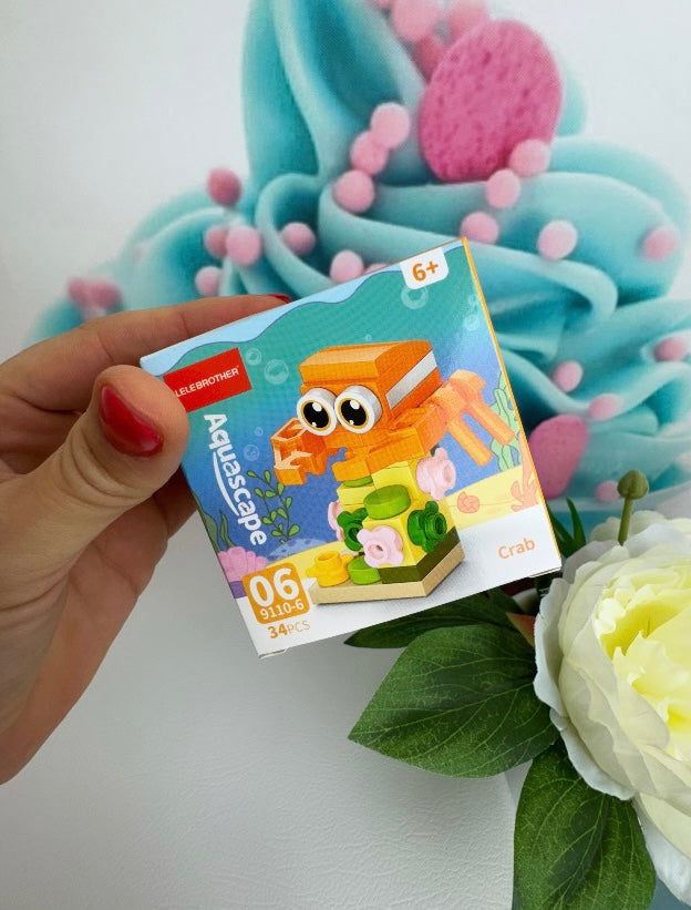 Mini Building Blocks Bundle - "Crazy Fish" - Klemmbausteine (10Sets)