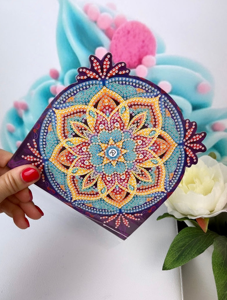 Diamond Painting Grußkarten "Mandala" 8er Set (K31)