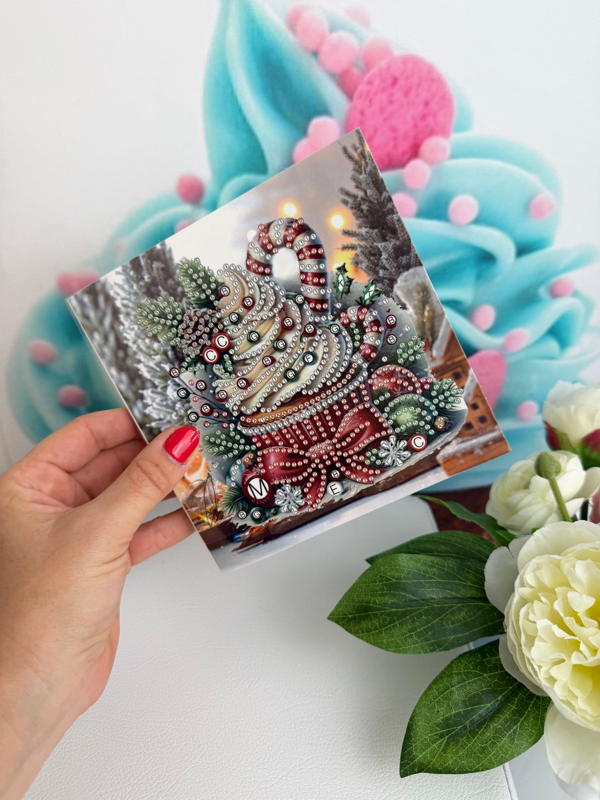 Diamond Painting XMAS Grußkarten "Sweet Xmas" (K036)