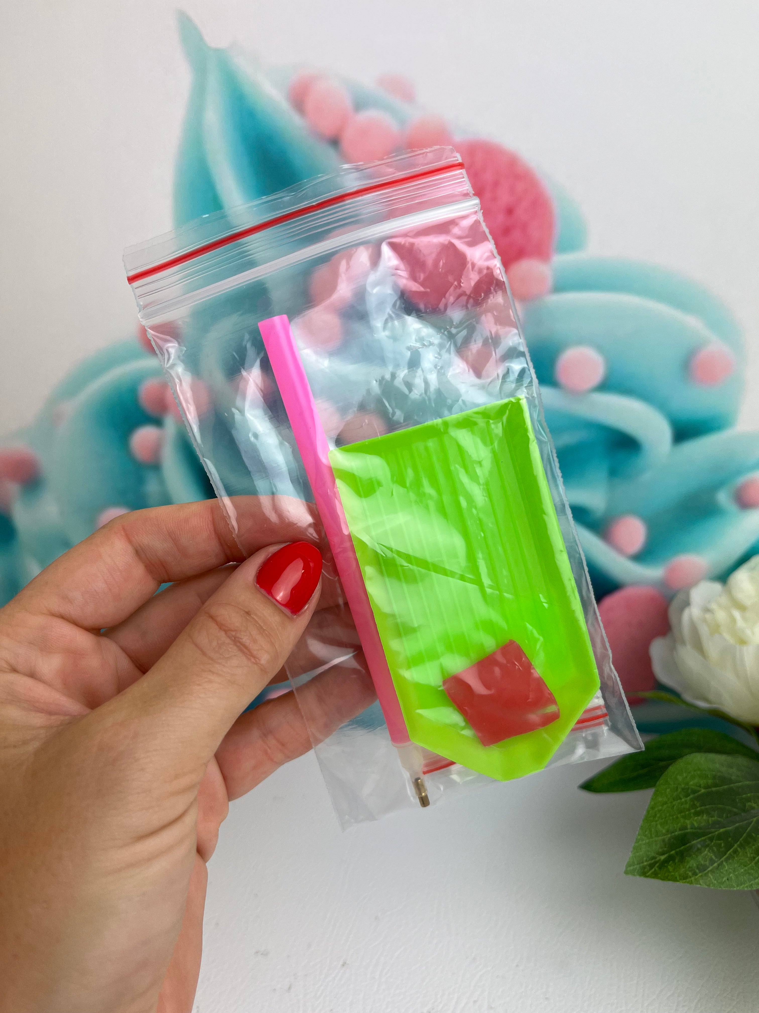 Diamond Painting Anhänger "Kuschelnest-Igel"