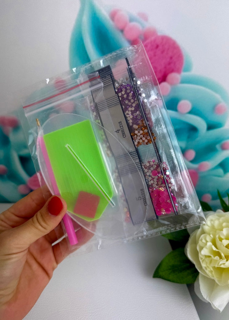 Diamond Painting XMAS Aufsteller "Sweet Snowman" 23x24cm (AH218)