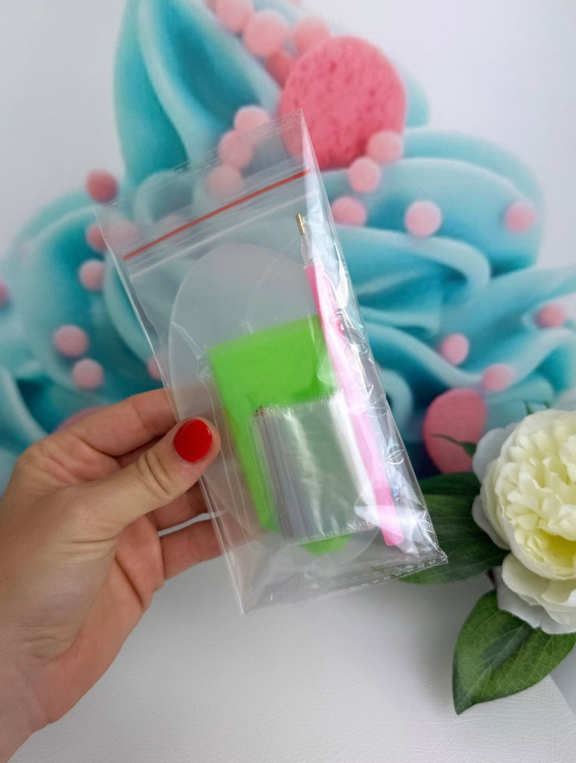 Diamond Painting Aufsteller Oma "Gundel" 23x25cm