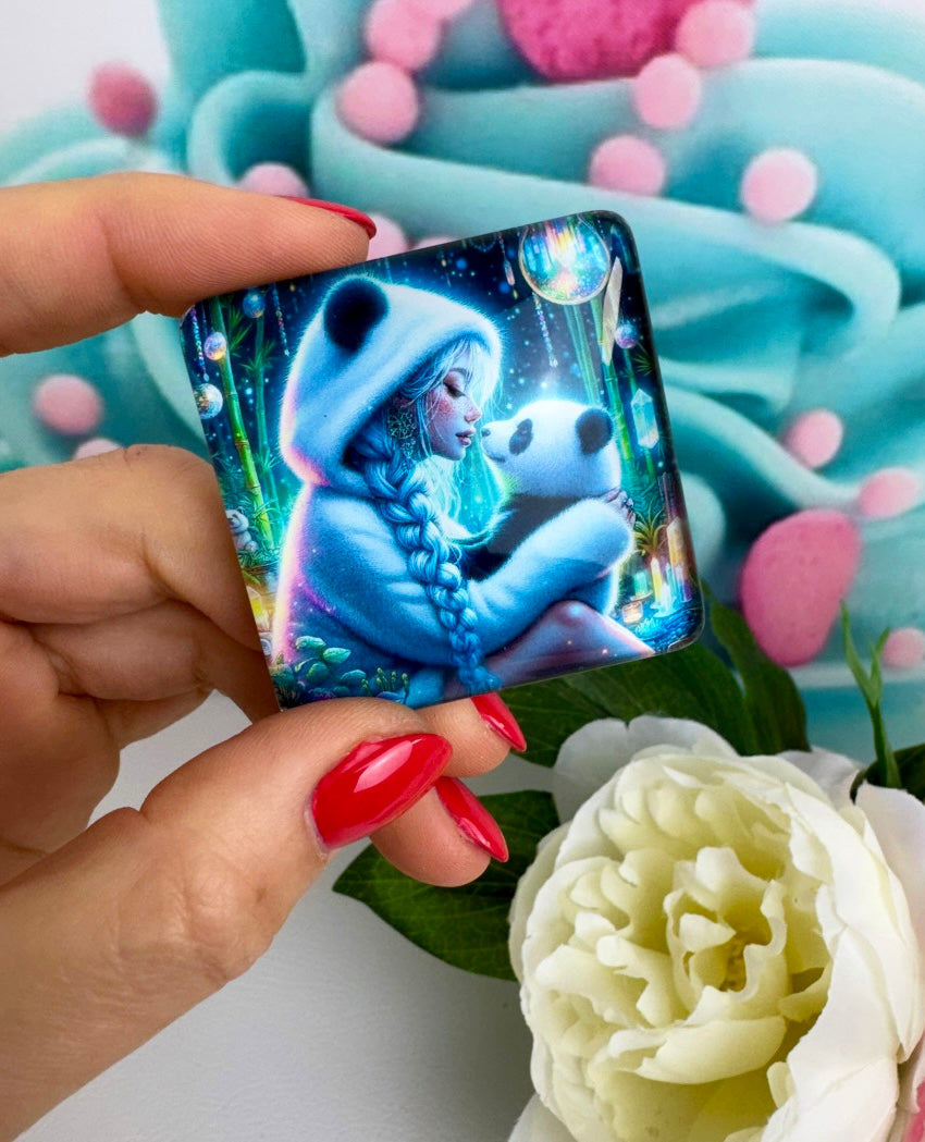 Diamond Painting Cover Minder "Panda-Love" (CM)