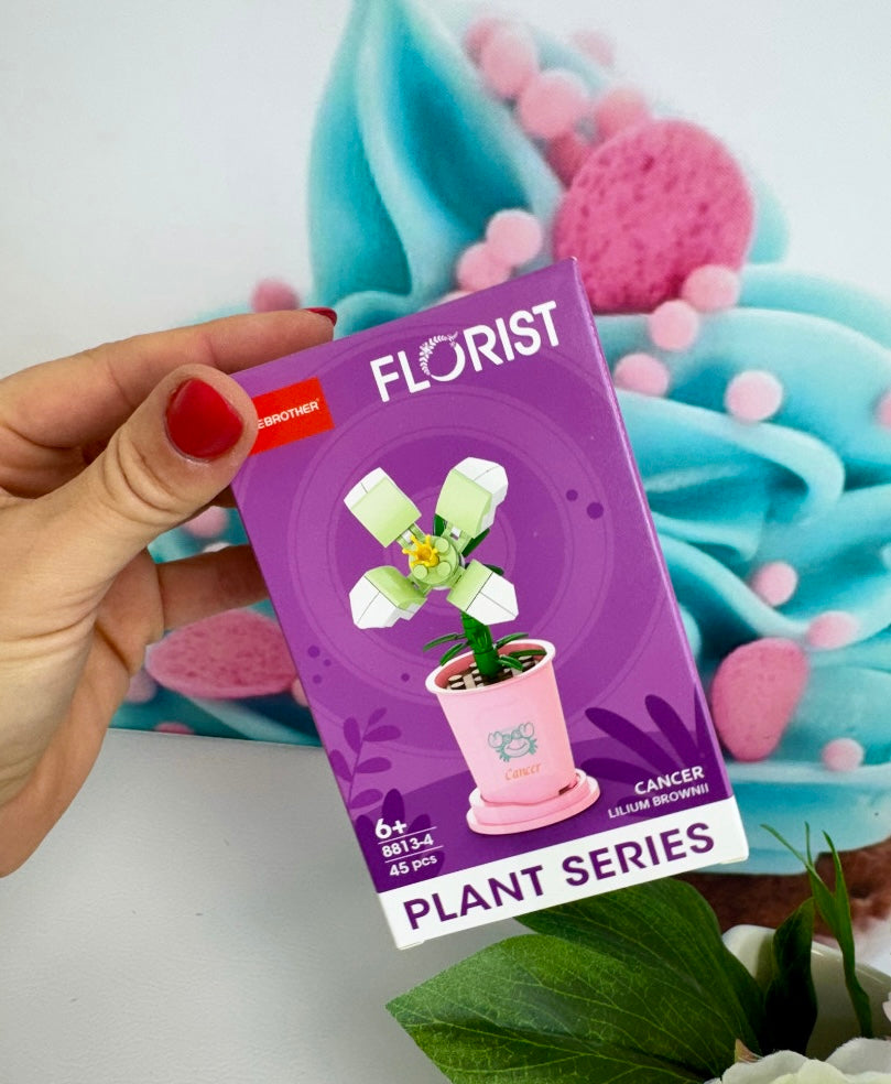 Mini Building Blocks Bundle - "Fancy Flowers" - Klemmbausteine (12Sets) KB8813