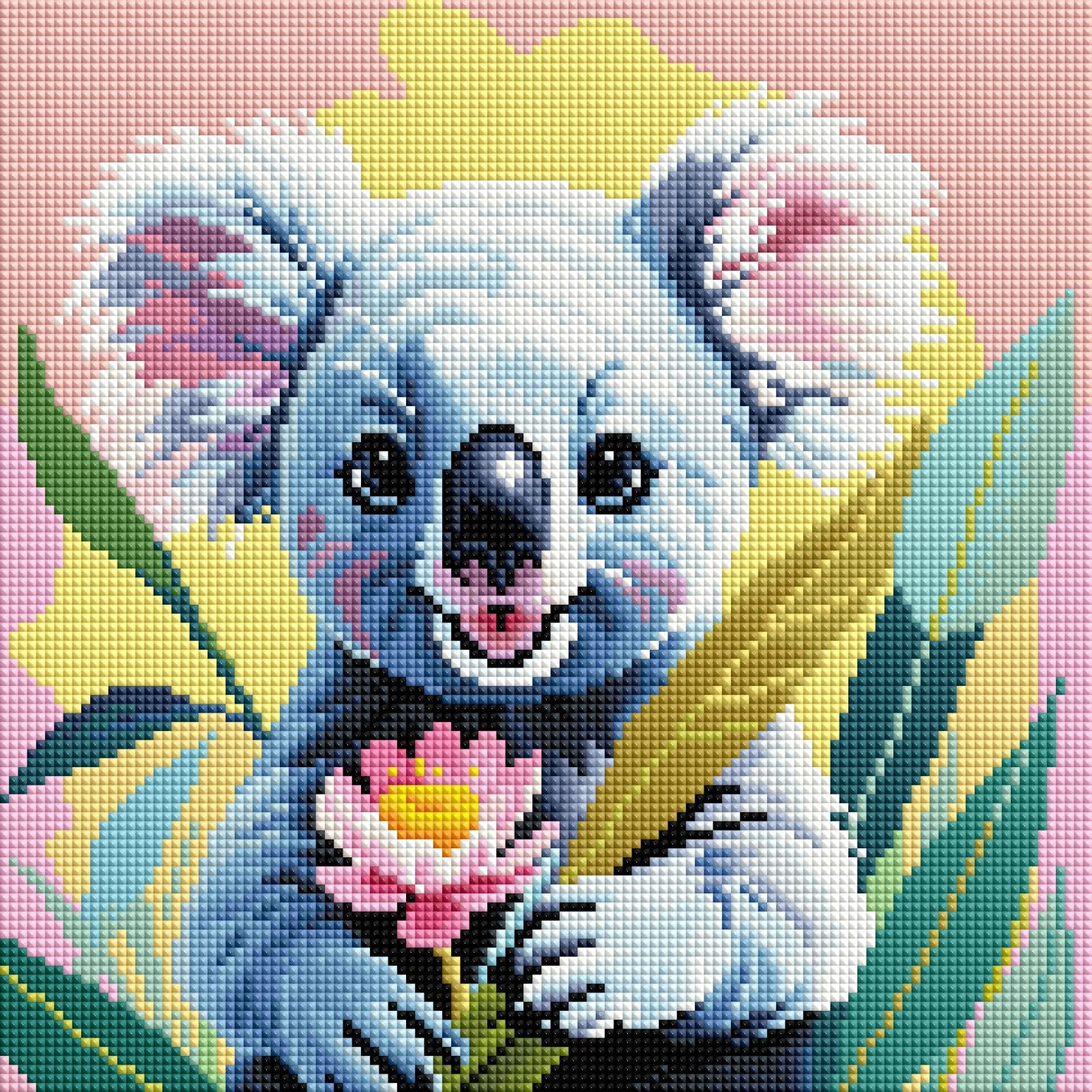 Diamond Painting Bild "Mini Koala" von TiniSchnickschnack 30x30cm (Full Feenstaub) TSS-830