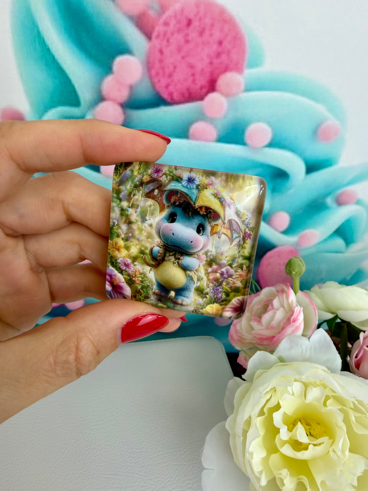 Diamond Painting Cover Minder "Hippo Hannah" (CM)
