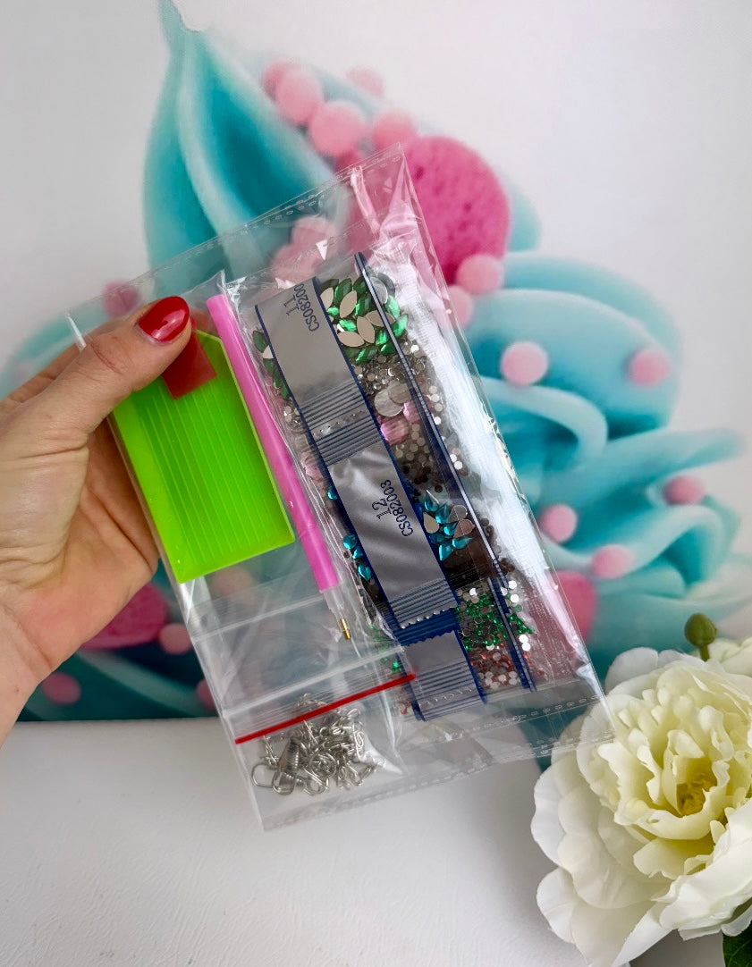 Diamond Painting Anhänger Esel "Edgar" 20x25cm